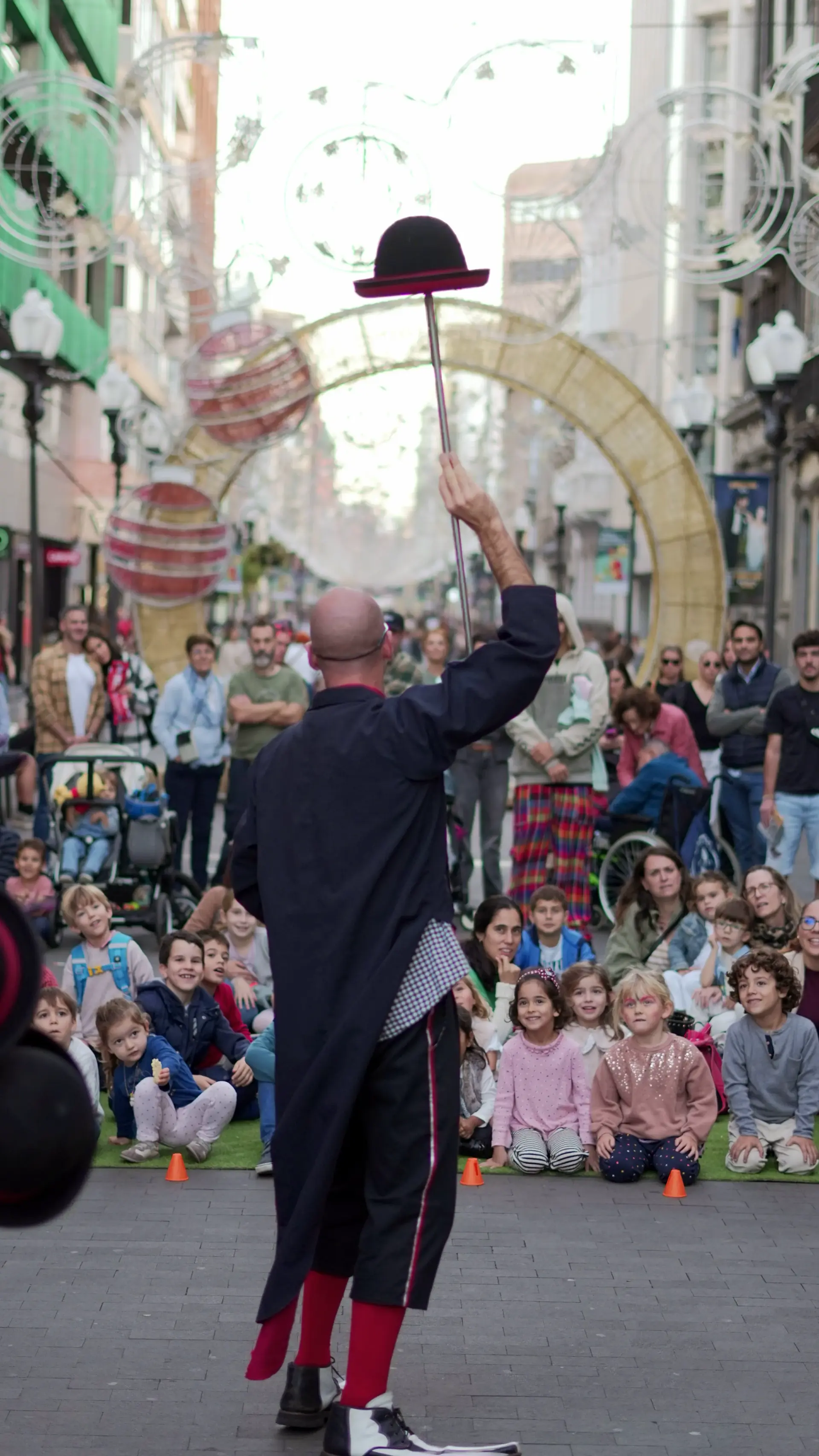 Tadeo performing on stage